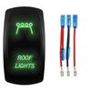 1 Pc Green 12V/24V Rocker Toggle Switch With Jump Wire for Car Boat Truck Marine Yacht Trailer Tractor Jeep YJ JK Vans SXS Battery Switches5