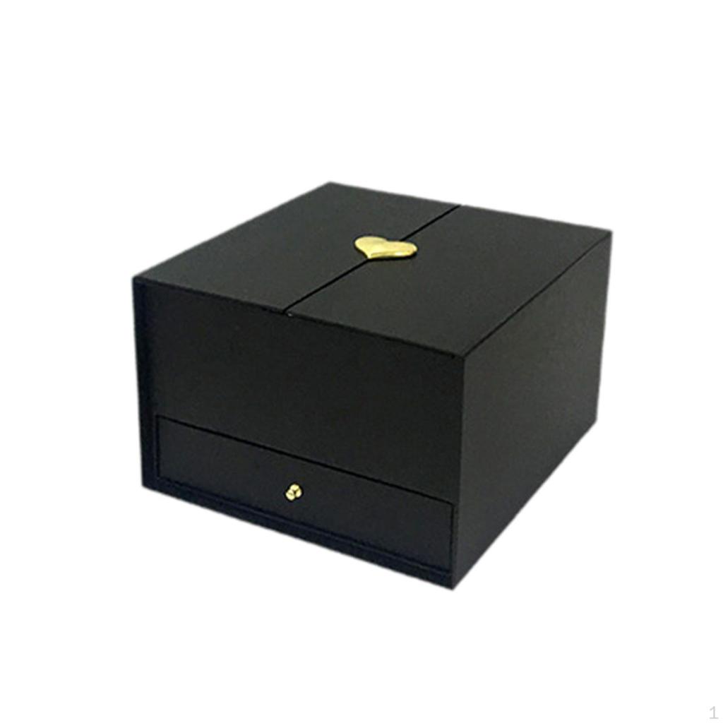 Empty Flower Arrangement Gift Box 9.8x9.2x6inch Cardboard Material Versatile with Drawer for Florist