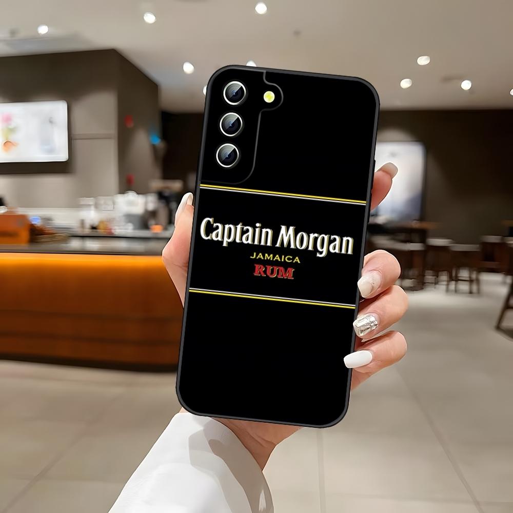 Luxury Rum C_Captain Morgan Phone Case For S25 Samsung S26 S24 Ultra S22 S23 S20 Fe S21 Plus A54 A34 A16 A53 Back Cover