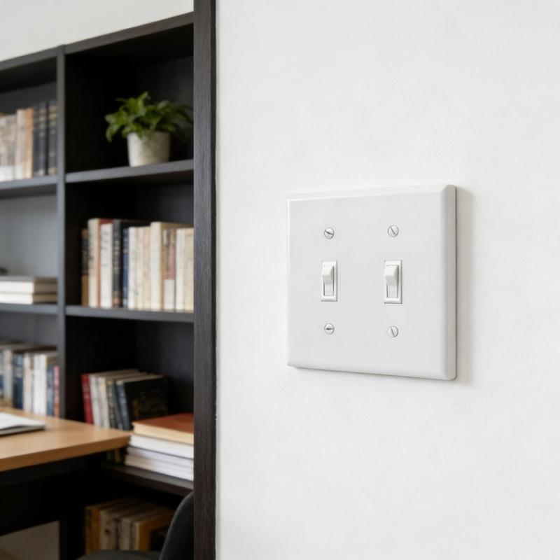 Upgrades Two Position Toggle Switches Plate Electrical Accessory with Quick Installation for Wall Outlets & Appliances