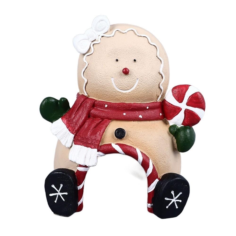 Christmas Theme Gingerbread Man Aquarium Ornament Aquarium Hideaway Fish Tank Landscaping