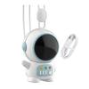Portable Mini Handheld Fan Astronaut Shaped USB Rechargeable Cooling Neck Fan with Lanyard 2 Speed Bladeless Personal Fan for Outdoor Office