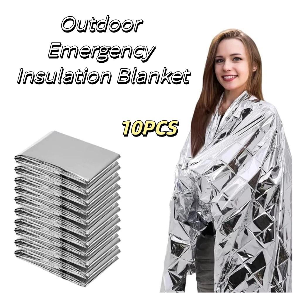 Emergency Kit Windproof Thermal Blanket Portable Waterproof Foil Blanket Lightweight PET Foil Space Blanket Outdoor Survival