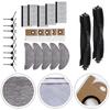 1 Ensemble Pour Laresar Pour L6 Pro Pour Ultenic Pour T10 Brosse Latérale Principale Lingette Serpillère Accessoires d'Aspirateur Pièce de Rechange Pour Remplacer