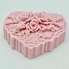 Beautiful Flower Delicate Floral Heart Silicone Soap Molds for Soap Making, Craft DIY Handmade Chocolate Candy Cake Mold