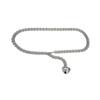 Sturdy Alloy Chain with Love Heart Pendant Waist Chain Jewelry Accessory for Nightclub and Festival Casual Wear