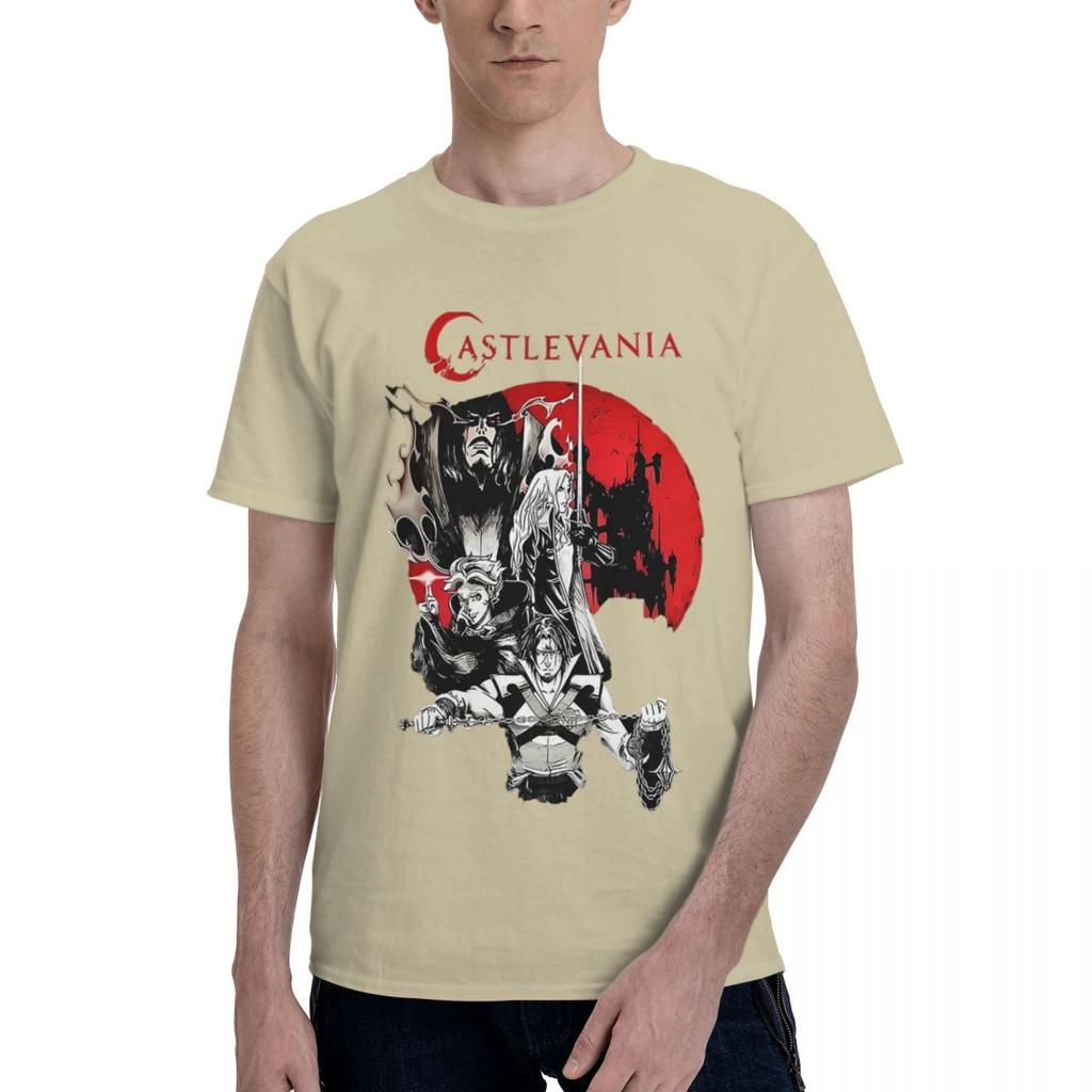 Dracula Castlevania 100 Cotton Casual Breathable Confortable Tops Mens Clothing Deals Men Clothes