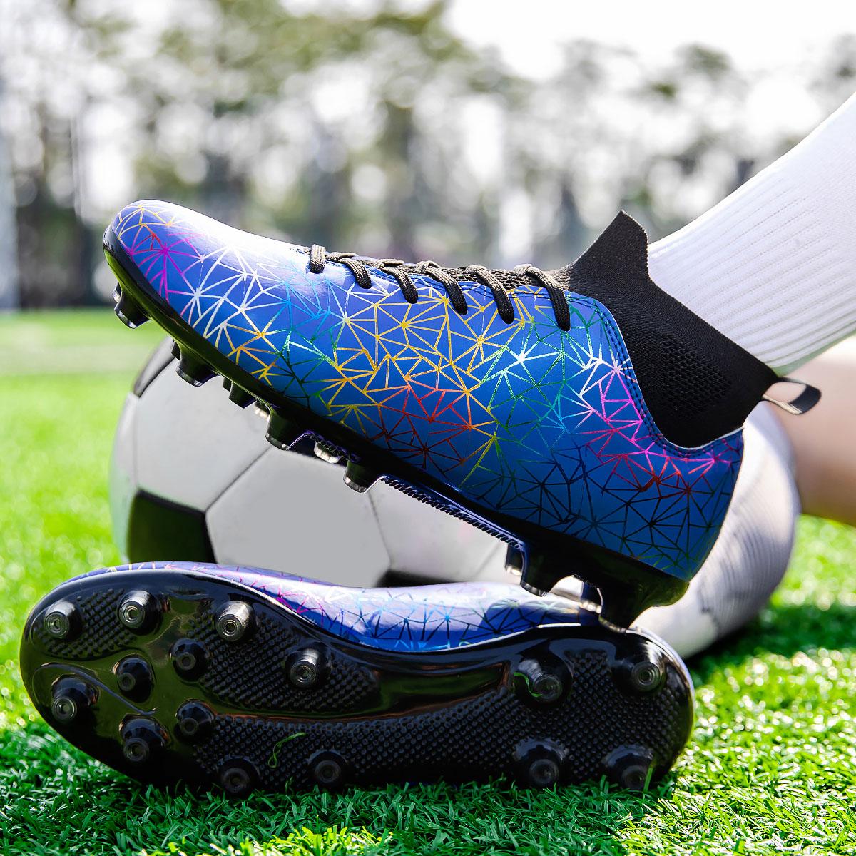 Мужские футбольные бутсы подростковые дышащие футбольные бутсы профессиональная игровая — фото 12