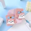 Winter Children Gloves Cute Flip Warm Mittens Fluffy Thick Boy Girl Cartoon Kids Half-finger 0-3Years Old Writing Soft Glove