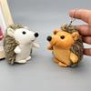 Creative Adorable Hedgehog Plush Toys With Keychain Pendant For Car Decor Clothing And Bag Accessories Perfect Small Gift