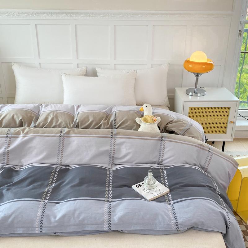 100% Pure Cotton Jet Print Duvet Cover - Single Size, Spring/Autumn Style for Student Dormitory 150x200cm Duvet Cover