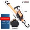 Auto Retractable Cargo Lashing Strap, Tightening Binding Belt for Luggage, Motorcycle Fixed Fastening Tie Down Straps