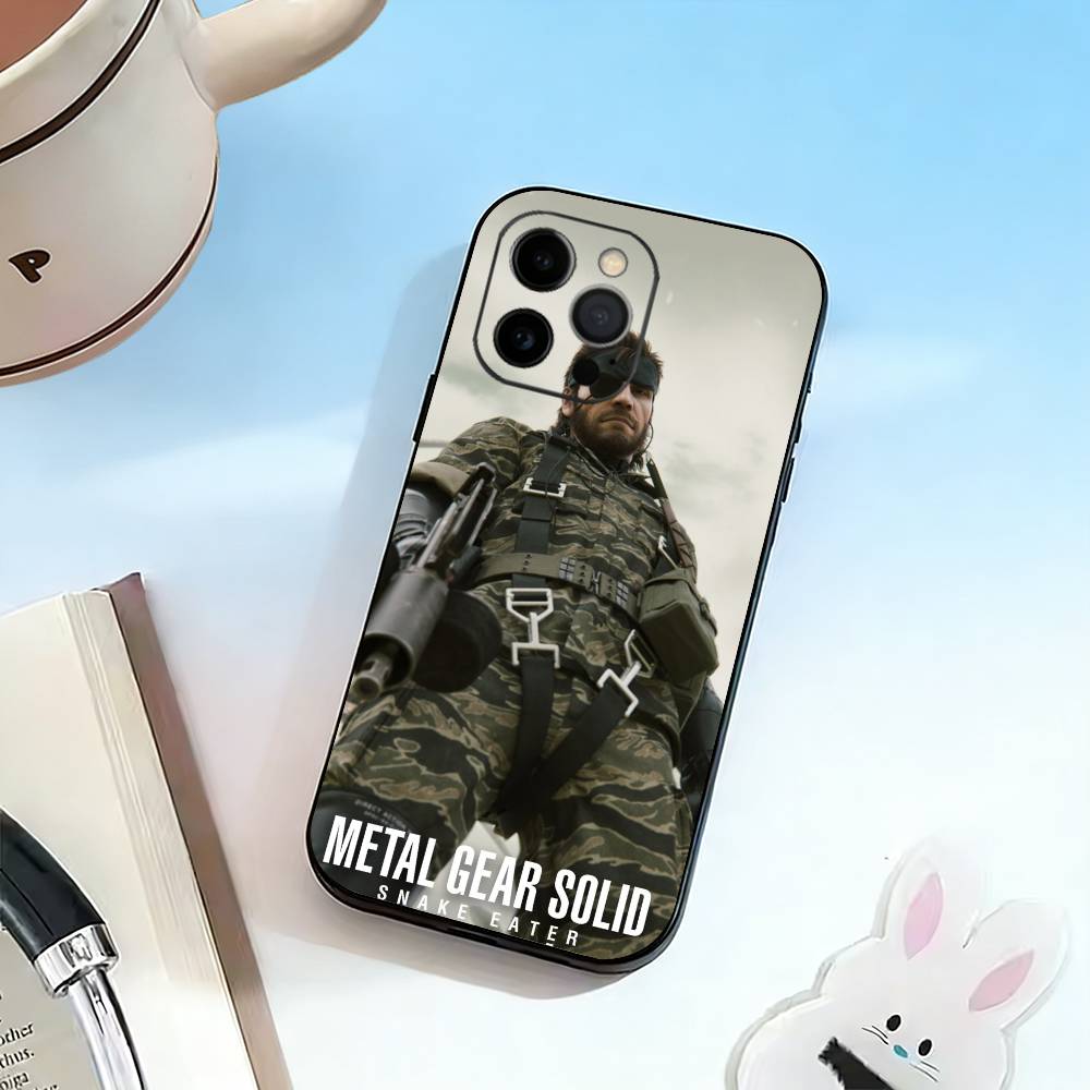 GM-Metal Gear Solid1 Phone Case For iPhone 17, 16,15,14,13,12,11 Plus,Pro Max, Others Soft Black Cover