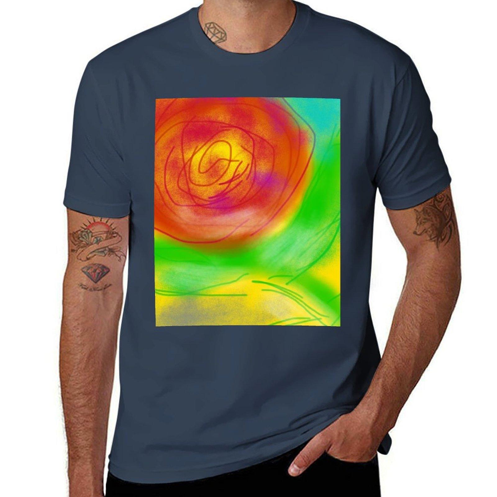 Fleur Petite TShirt Casual Graphic Print Tee S