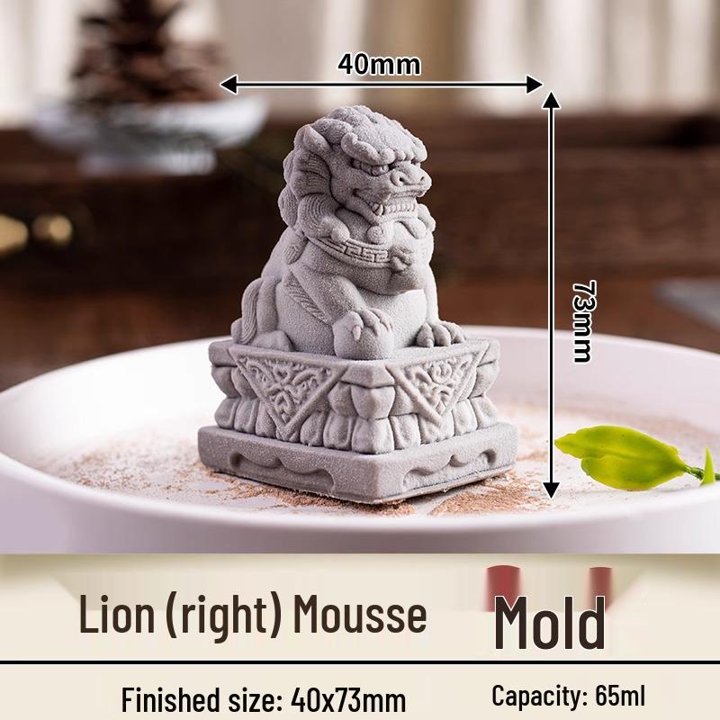 In-Stock Silicone Sheep Mousse Mold - 3D Cartoon, Food-Grade, Cute & Creative Design