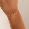 CANNER European American Style Eight-Pointed Star Zircon Bracelet S925 Silver Personality Simple Versatile Bracelet