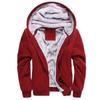 Men's Korean-Style Fleece Sweatshirt: Warm, Thick, Solid-Color Casual Wear
