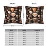 Funny N-Nicolas C-Cage Faces Pattern Pillow Cover  Funny Pillow Case For Sofa Bedroom Home Decor Soft Cushion Cover Gift