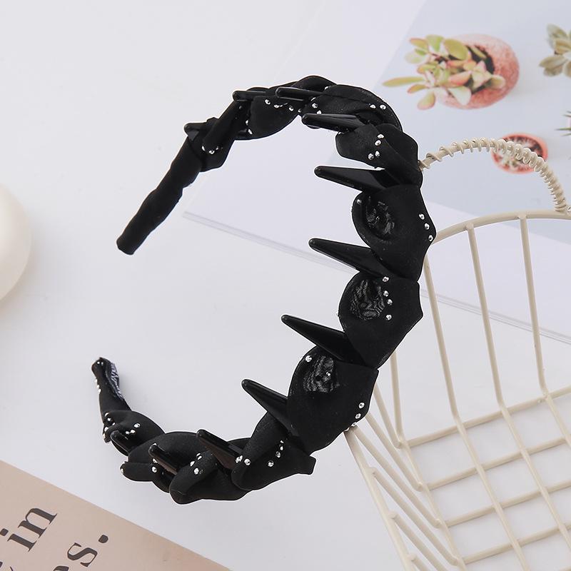 Korean-Style Twisted Comb Headband: Light Luxury & Elegant Starry Design Hair Accessory