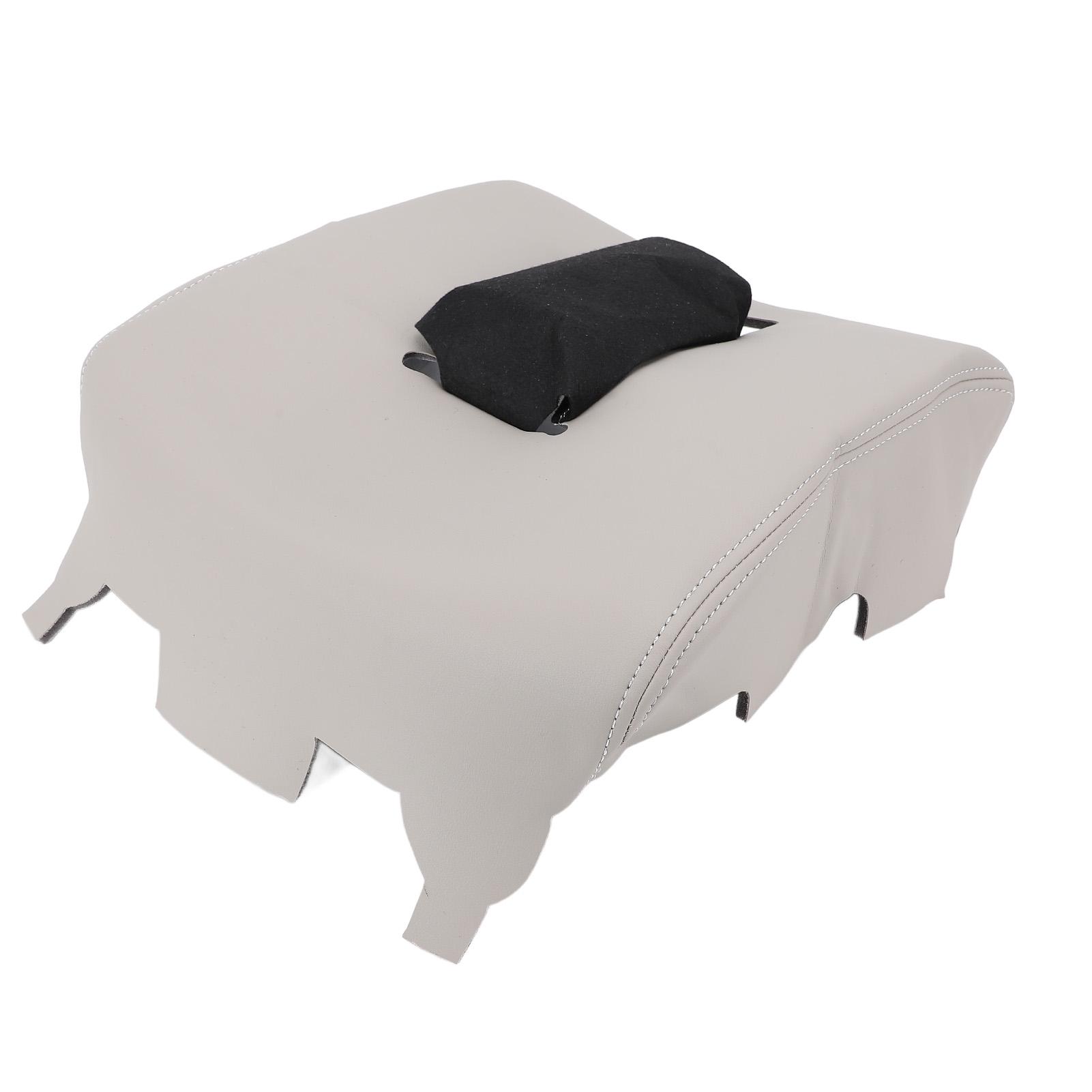 

Накладка на центральную консоль автомобиля из ПУ кожи, водостойкая, удобная, устойчивая к царапинам, защита подлокотника серый