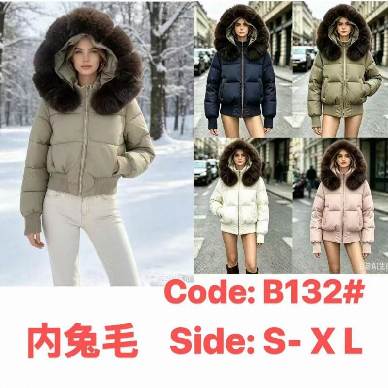 Womens Short Winter Puffer Coat With Faux Fur Hood Slim Fit Petite Ladies