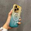 For MagSafe Magnetic Gradient Color Rainbow Case For iPhone 17 Air 16 Pro Max 15 14 Plus 13 12 Wireless Charging Discolour Cover