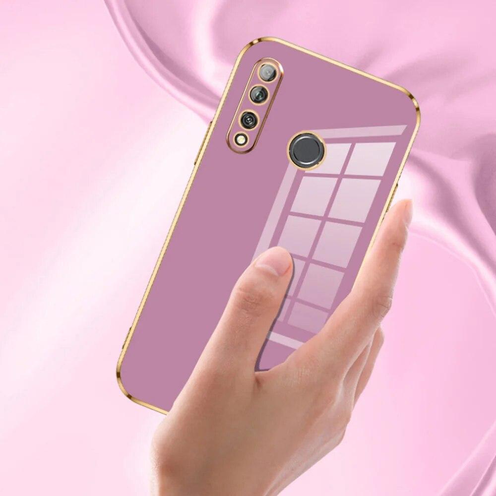 For Honor 9X Premium Case Honor 9X Cover Luxury Square Plating Phone Case Honor 9X STK-LX1 Honor9X Premium Shockproof Back Cover