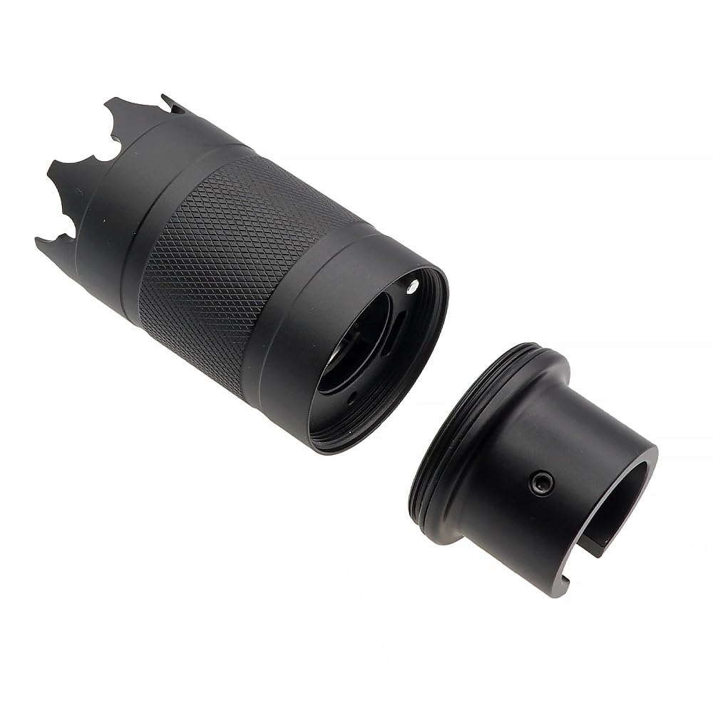 Ryohin Buhin 5KU Muzzle Flash Tracer Unit for Tokyo Marui M870 and Benelli M3 Shotguns, 24mm Diameter, Glow-in-the-Dark Bullets