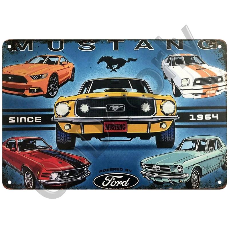 Retro Automarke Metallschild Garage Bar Blechschild Metall Wandplaketten Dekor Vintage Shabby Crafts Blechschild Poster Pin Up Schilder