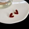 Love stud earrings women's small exquisite temperament niche design daily simple earrings earrings