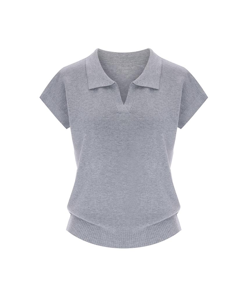 PAIGEFLYNN French Sleeve Collar Knit_ P6Bkn017C