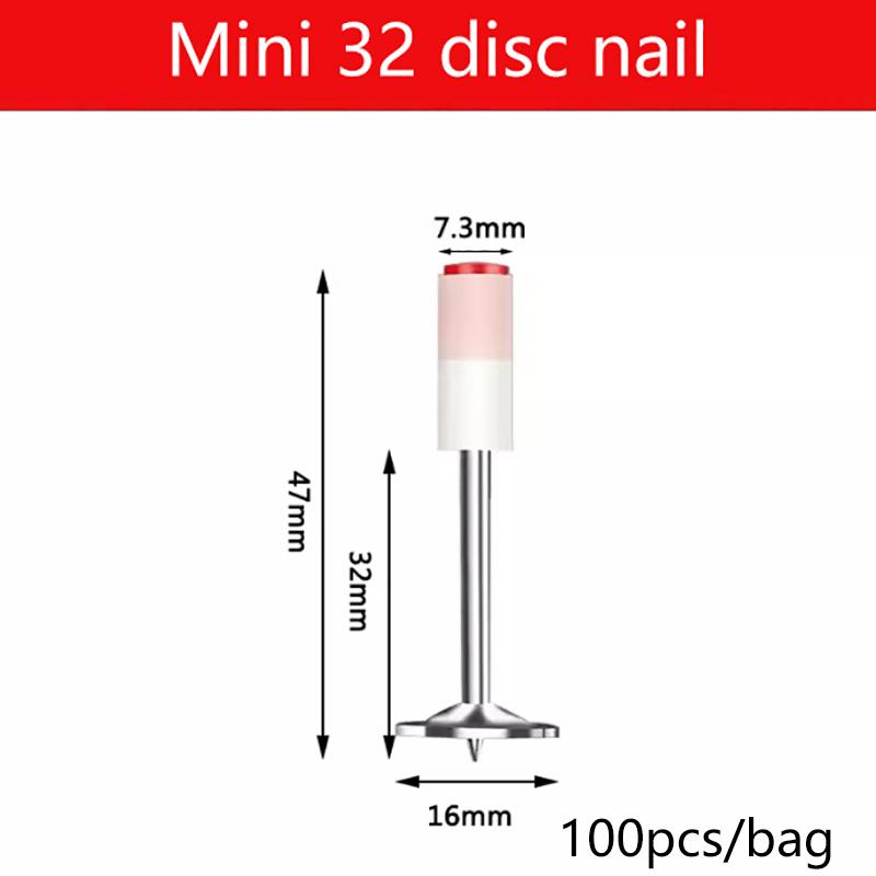 1Pcs Round Steel Nails For Manual Rivet Nail Gun Accessories Tools Concrete Steel Wall Anchor Trough Fastening Tool