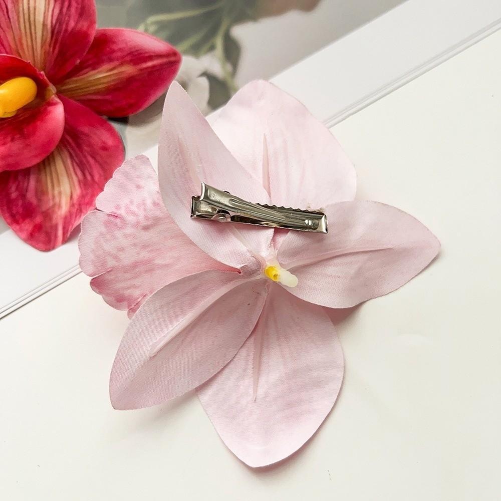 Artificial Magnolia Hair Barrettes Do Not Hurt Hair Hairpins Hearwear Beach Party Hawaiian