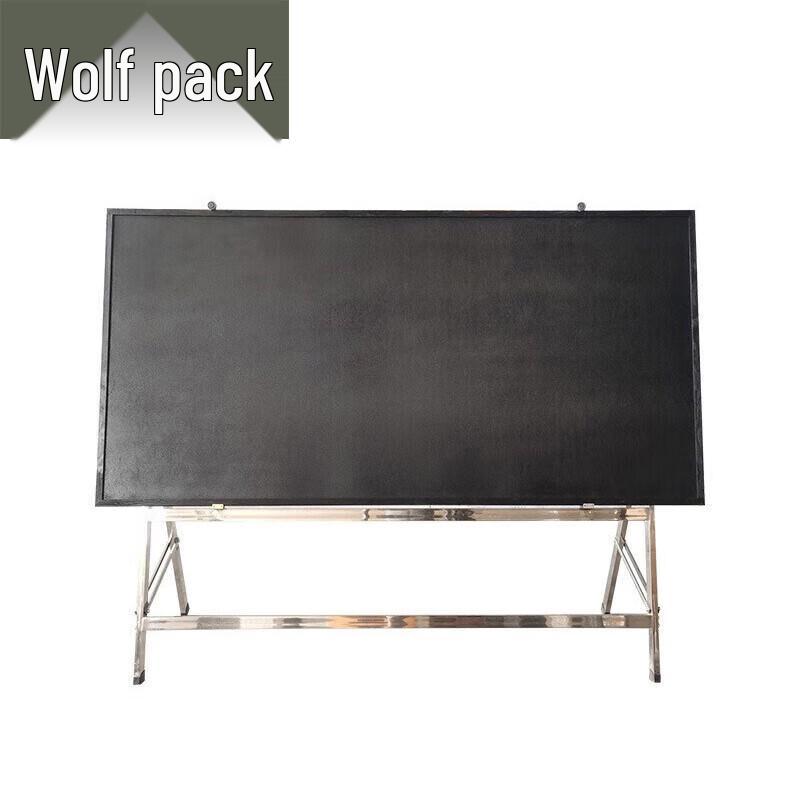 Conglang Large Wooden Blackboard with Stainless Steel Stand