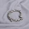 Simple Stainless Steel Men Bracelet INS Silver Color OT Buckle O-Circle Chain Bracelet Fashion Women Jewelry Fashion Accessories