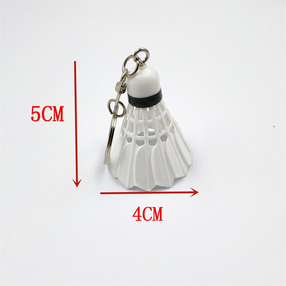 Yaratıcı Badminton Anahtarlık Mini Spor Badminton Anahtarlık Kolye Erkekler İçin Okul Çantası Süsü Yaratıcı Spor Hediyesi