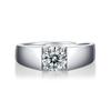 Nabest Ins Hot 925 Sterling Silver VVS Moissanite Diamond Ring Men Wedding Male Wedding Fine Jewelry Adjustable Mossanite Rings