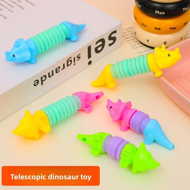 Dinosaur Shark Stretching Tube Toy With Stress Relief Animal For Kids