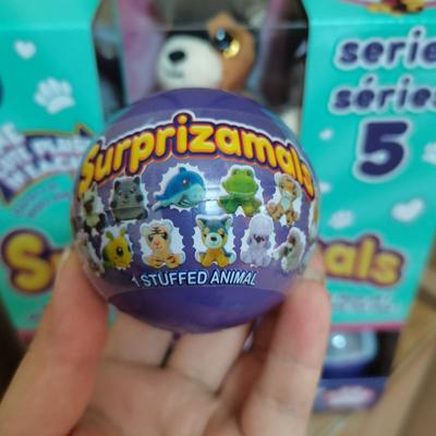 Lot de 2 ou 3 mini-peluches en peluche Surprizamall Ball Mystery Box, authentiques et neuves, série 1 à 5, cadeau pour garçon et fille