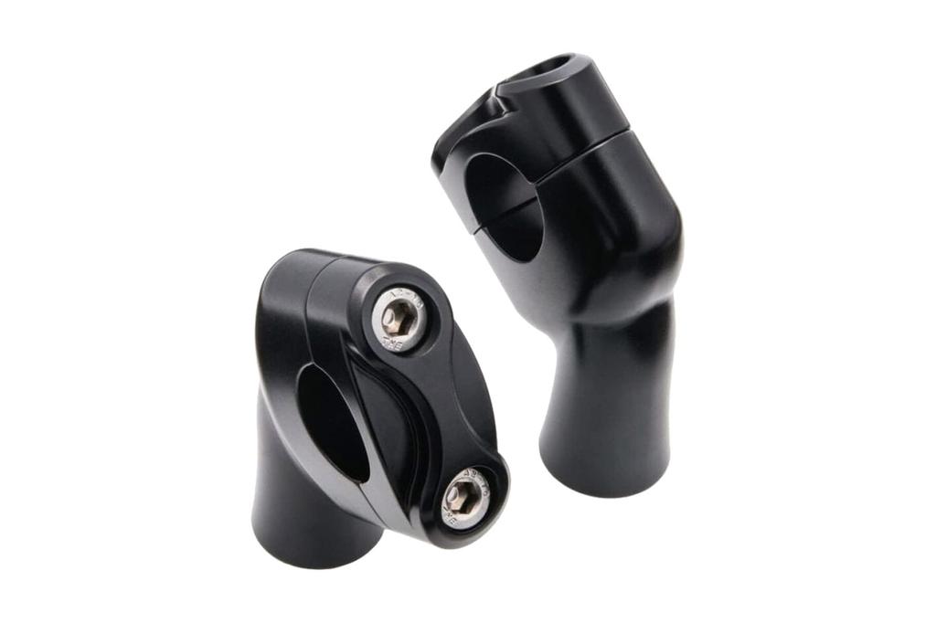 Motone Handlebar Risers, 22mm, Black, for StreetTwin, SpeedTwin 900, MTE040