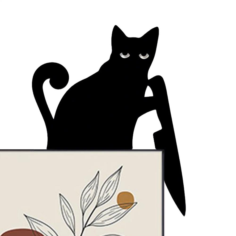Cat Door Topper Decorative Door Topper Wooden Cat Shape Wall Decoration For Halloween Apartment Dwellers Outdoor Event Hosts