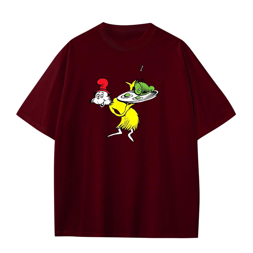 Boys And Girls Casual Loose Easter Print T-Shirt Round Neck Pullover Short Sleeve Top