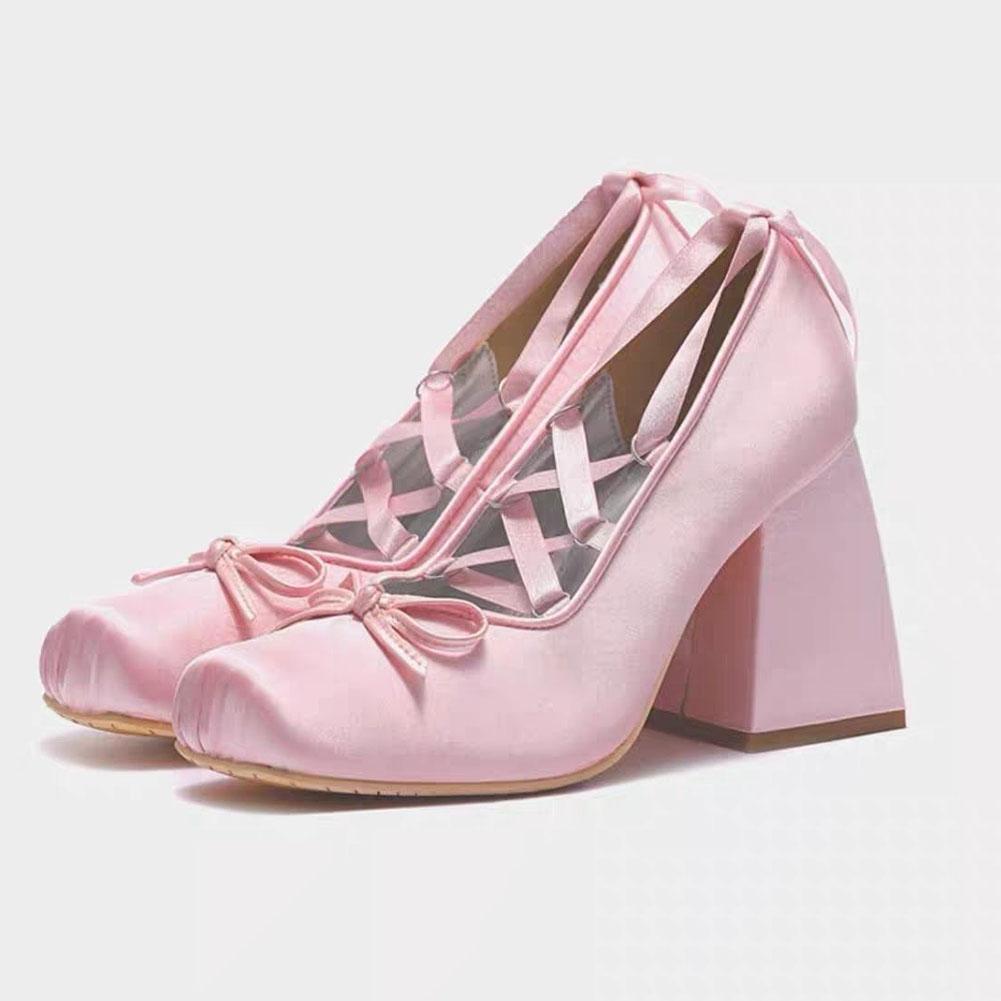 Dropship Chunky Heels Lolita Pumps Shoes Women Mary Janes Shoes Spring Summer Autumn Fashion Comfy Women Dancing Shoes Pumps