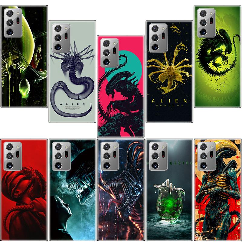 COOL A-Alien Xenomorph Phone Case For Samsung A16 A26 A36 A56 Note 20 10 9 8 M12 M21 M30S Galaxy M32 M51 M52 A9 A8 A7 A6 Plus S1
