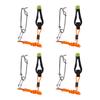4pcs Fishing Downrigger Release Snap Weight Clips Power Grip Plus Line Release Clips Fishing Tackle for Offshore Fishing