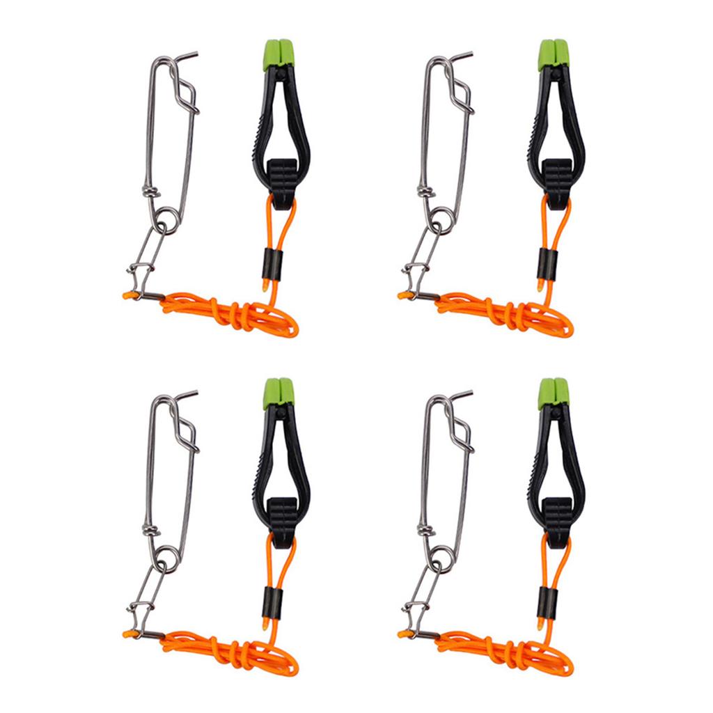 4pcs Fishing Downrigger Release Snap Weight Clips Power Grip Plus Line Release Clips Fishing Tackle for Offshore Fishing