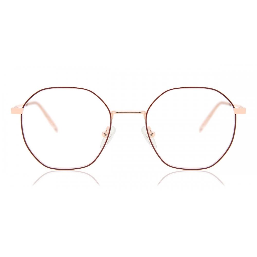 

Full Rim Oval Red Rose Gold Smartbuy Collection Kouchibouguac L126 Fashion Unisex Eyeglasses Red Rose Gold/48