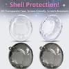 Clear Protective Case For Tamagotchi Paradise HD Transparent/Glitter Shell Cover, Shockproof Scratch-Resistant Protector