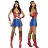 Hero Wonder Woman Leather Adult Role-Playing Costume for Halloween