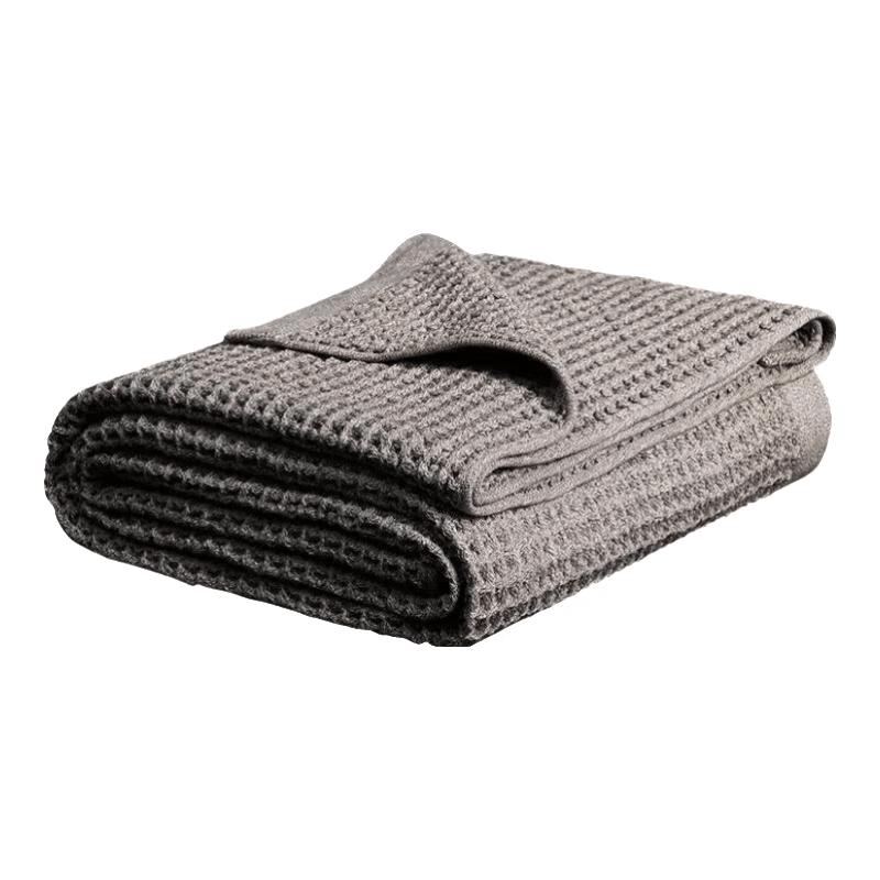 Kangerxin Egyptian Cotton First Class Travel Blanket 150cm x 180cm темно-серого